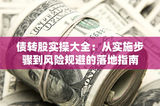 武汉债转股实操大全：从实施步骤到风险规避的落地指南