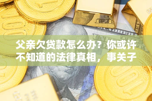 武汉父亲欠贷款怎么办？你或许不知道的法律真相，事关子女未来