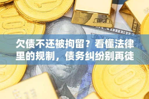 武汉欠债不还被拘留？看懂法律里的规制，债务纠纷别再徒劳奔波