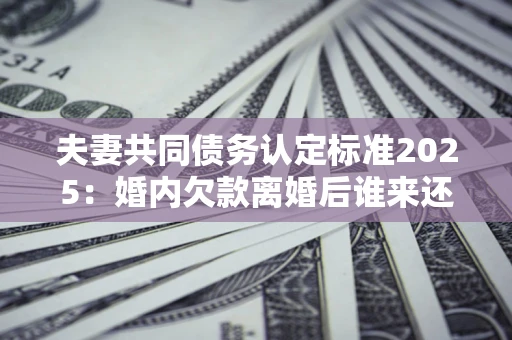 武汉夫妻共同债务认定标准2025:婚内欠款离婚后谁来还? 武汉夫妻共同债务认定标准2025:婚内欠款离婚后谁来还?