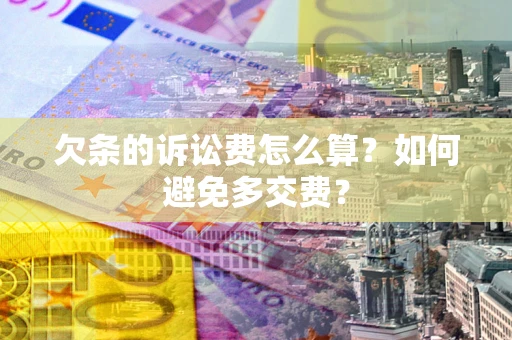 武汉欠条的诉讼费怎么算？如何避免多交费？