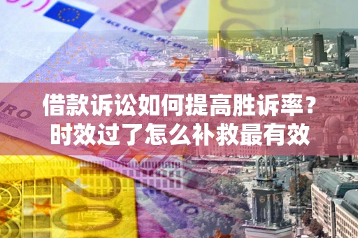 武汉借款诉讼如何提高胜诉率？时效过了怎么补救最有效
