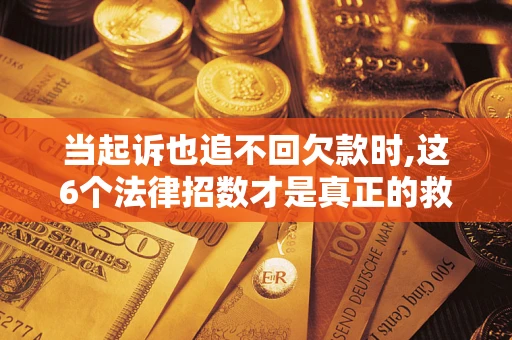 武汉当起诉也追不回欠款时,这6个法律招数才是真正的救命稻草