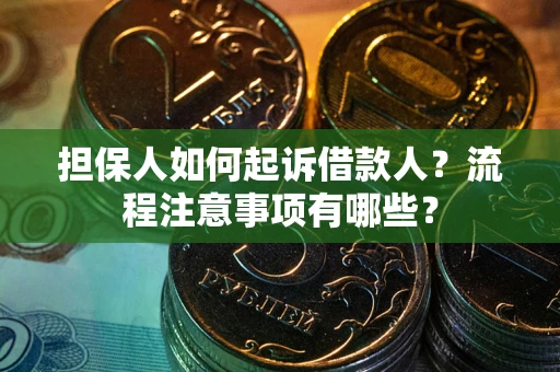 武汉担保人如何起诉借款人？流程注意事项有哪些？